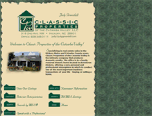 Tablet Screenshot of catawbavalleyproperties.com